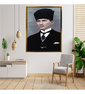 ÇERÇEVELİ ATATÜRK TABLO S108