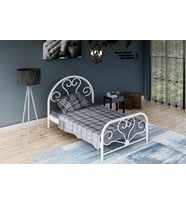 GM 118 BABY TEK KİŞİLİK METAL KARYOLA 90X190 BEYAZ