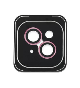 iPhone 14 PVD Metal Kamera Lens - Pembe