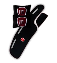 Fiat Tipo Tempra Uyumlu Torpido Koruma Halısı & 2’li Siyah Polar Araç Seyahat Boyun Yastığı