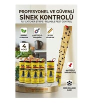 Yapışkanlı Sinek Şeridi Sinek Kapanı 4 ADET 721533