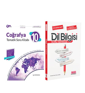 Palme 10.Sınıf Coğrafya ve AKM Dil Bilgisi Soru Bankası Seti 2 Kitap