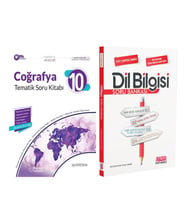 Palme 10.Sınıf Coğrafya ve AKM Dil Bilgisi Soru Bankası Seti 2 Kitap