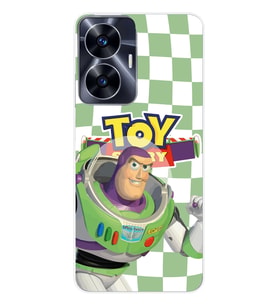 Realme C55 Uyumlu Toy Story Buzz Desenli Şeffaf Telefon Kılıfı