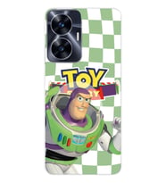 Realme C55 Uyumlu Toy Story Buzz Desenli Şeffaf Telefon Kılıfı