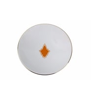 Porland Morocco Desen3 Turuncu Çukur Tabak 20 cm 04A+P02 1328