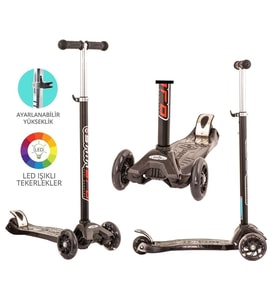 IŞIKLI SCOOTER SİYAH