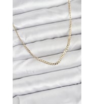 CM 14K Gold Renk Pirinç Zincir Model Kadın Kolye - TJ-BKO10917