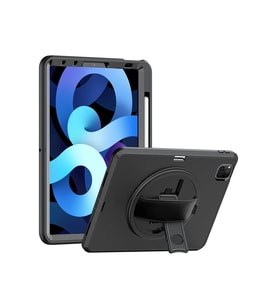Newface Apple iPad Pro 11 (2018) Kılıf Hand Strap Tablet Kılıfı - Siyah