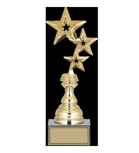 ODAK KUPA - Figürlü Kupalar - Yıldız Figürlü Kupalar FG-023 C - 32 cm