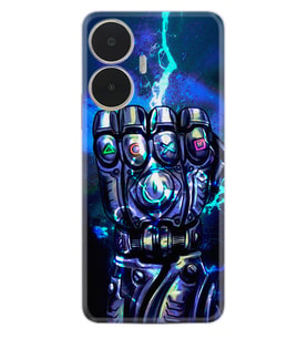 Realme C55 Kılıf Silikon Desen Özel Seri Thunder Play 1760