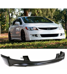 Honda Civic Fd6 Makyajsız Kasa Mugen Ön Ek Plastik Siyah karlık-ön-ek-bodykit 2006 2007 2008 2009