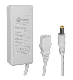 YQ-1201F-190-05000 Beyaz 19 Volt 4.7 Amper 5.5*2.5 Mm Uçlu Plastik Kasa Masaüstü Tip Adaptör