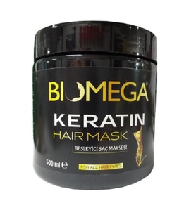 Biomega Keratin Hair Mask Besleyici Saç Maskesi 500 ml