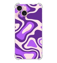 PrintiFy Apple iPhone 15(Kamera Korumalı) Uyumlu Köşe Korumalı Renkli Desen Kılıf