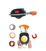Mey İthalat® Çok İşlevli Acil Durum Işığı USB Şarjlı Cep Feneri 7 Farklı Mod