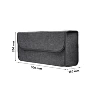 Ergonomik Ve Çok Amaçlı Araç Içi Organizer Çanta Bagaj Çantası (Siyah)