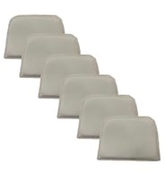 Knsz sırt minderi 6 lı mazlum byz suni deri cırtlı tel sandalyesi sırtı için