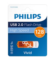 Philips Vivid Serisi 128GB USB 2.0 High Speed Flash Bellek (FM12FD05B/00)