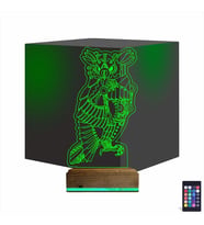 Luvivia Baykuş Tasarım 3D Lamba - Masa Gece Lambası
