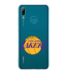 Huawei P Smart 2019 Uyumlu Kapak LA Lakers Tasarımlı Şeffaf Silikon Kılıf