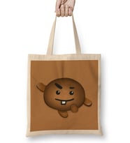 Bt21 Bts Kpop Cute Shooky Suga Yoongi Bez Çanta Uzun Saplı