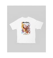 Avatar The Last Airbender Dizi Baskılı Unisex Oversize Anime Tişört