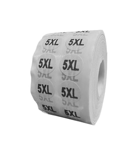 Örenler Plastik 15 Çap Beden Etiketi (2.500'lü Rulo) 5XL