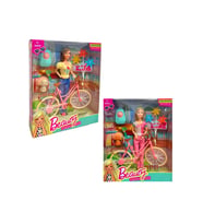 Pasifik Beauty Fashion Doll Bisikletli Bebek (