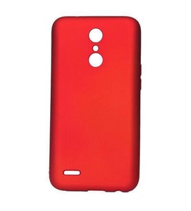LG K8 Kılıf Maximum Kamera Korumalı Mat Soft Silikon Kılıf (Kırmızı)