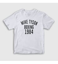 Presmono Unisex Çocuk Beyaz 1984 Mike Tyson T-Shirt 157442tt (Beyaz)