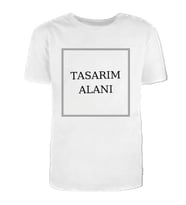 Kişiye Özel Tişört Kendin Tasarla T-shirt-Resim Yazı Baskılı Sevgililer-Doğum (Beyaz)