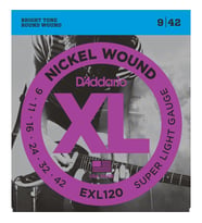 Daddario Exl120 Elektro Gitar Tel Seti, Xl, 9-42, Super Light