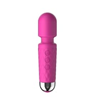 Mini Wand Massager Şarjlı Vibratör - Pembe