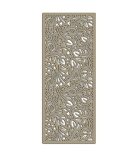 Liar Ahşap Seperatör (Paravan) - KSP75 - (85 x 210 cm) - (18 mm) - (Beyaz) (Renksiz)
