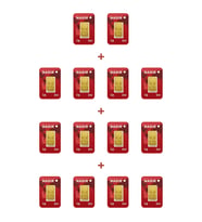Nadir Gold 24 Ayar 14 Gram Külçe Altın (14 Adet 1 Gram Külçe Altın )