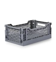 Tiny Box Katlanır 27-17-11 cm Plastik Kasa Gri
