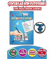 Çocuklar İçin Zeka & Dikkat Güçlendiren FUTOSHİKİ Kolay Seviye-Yeni Nesil JAPON SUDOKU 7-99 Yaş