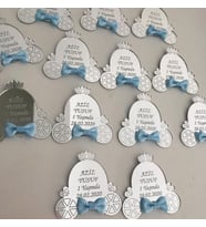 Kişiye Özel Pleksi Bebek Magnet Hatıra (Altın)