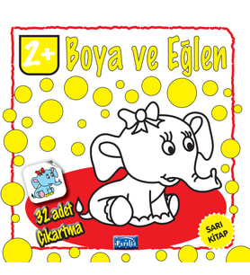Parıltı Boya ve Eğlen (Sarı Kitap) (Karışık)