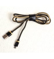 Zore Poro Micro Usb Kablo 1M (Siyah-Gold)
