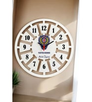 Yılın Polis Memuru Duvar Saati 40cm (Beyaz)