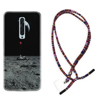 Oppo Reno 2Z 4 Lite 4 Pro 5 6 7 A31 Kılıf Boyun Asklı Rasta Silikon Astronoot Red Baloon 1608
