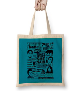 The Office Logo Bez Çanta Uzun Saplı