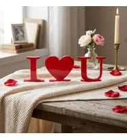 I Love U Seni Seviyorum Love Letters Kırmızı