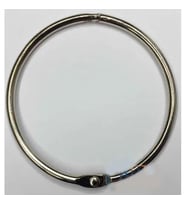 Northcity Kilitli Yuvarlak Halka 5cm - Güçlü Metal Anahtarlık Halkası