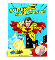 Sayılarla Süper Kahramanlar Boyama Seti (25 Kahraman Boyaması)