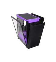 POWERBOOST PB-P2252BP 4-ARGB Fanlı Gaming Mid-Tower PC Kasası Mor-Siyah