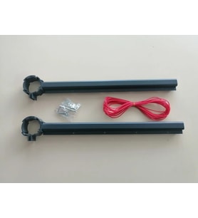 50 MM BORU TİPİ BALKON KÜPEŞTE ÇAMAŞIR KURUTMA ASKILIĞI ANTRASİT GRİ
