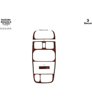 Meriç® Suzuki Wagon-R Ön Torpido Kaplama Maun 3 Parça 2000-2002 (Maun)